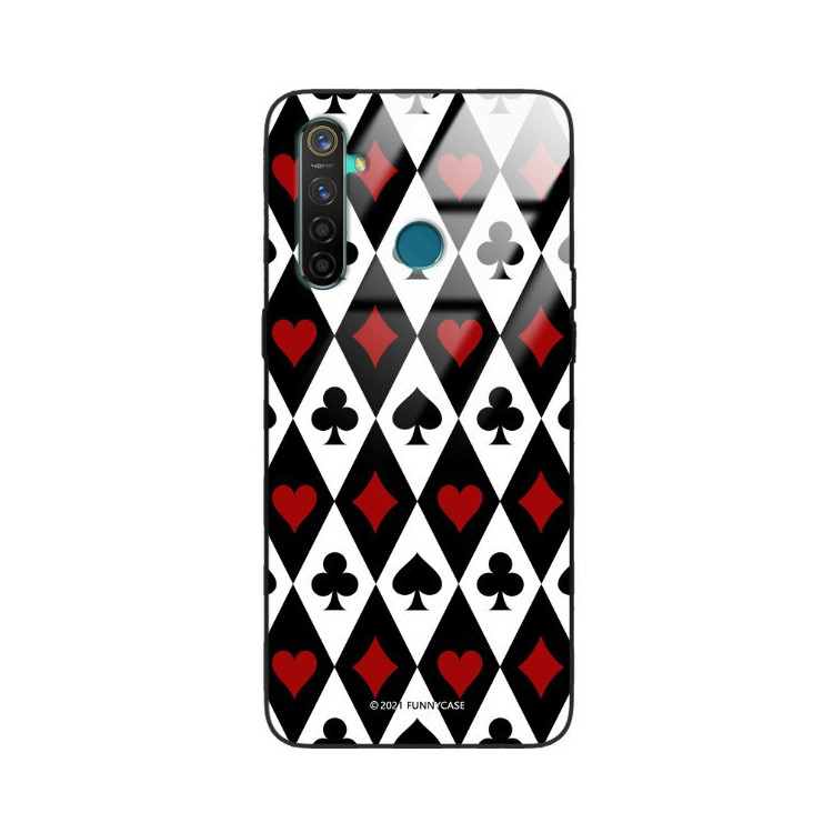 Etui Realme REALME 5, ST_QUEEN-OF-CARDS-206 Wzory - FunnyCase