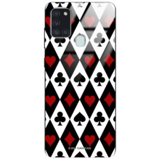 Etui Samsung GALAXY A21S, ST_QUEEN-OF-CARDS-206 Wzory - FunnyCase