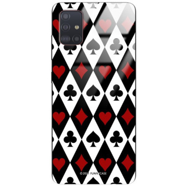 Etui Samsung GALAXY A51, ST_QUEEN-OF-CARDS-206 Wzory - FunnyCase