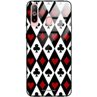 Etui Samsung GALAXY A60, ST_QUEEN-OF-CARDS-206 Wzory - FunnyCase