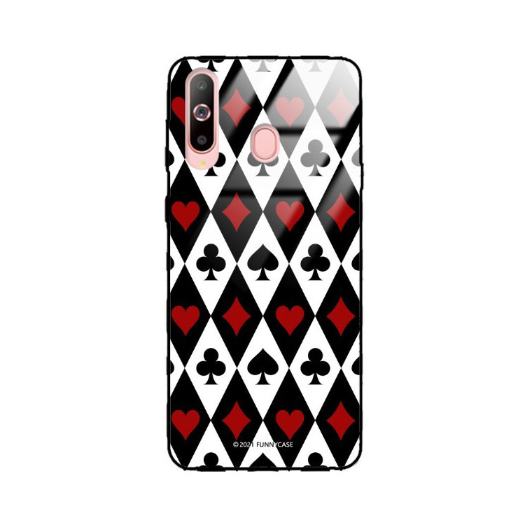 Etui Samsung GALAXY A60, ST_QUEEN-OF-CARDS-206 Wzory - FunnyCase