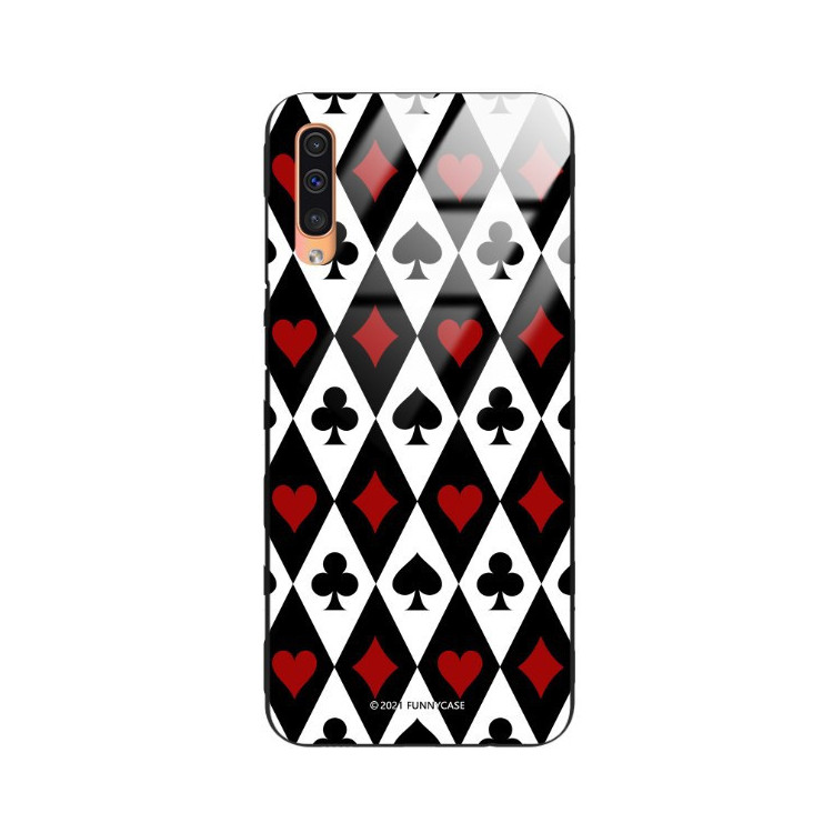 Etui Samsung GALAXY A50 / A30S / A50S, ST_QUEEN-OF-CARDS-206 Wzory - FunnyCase