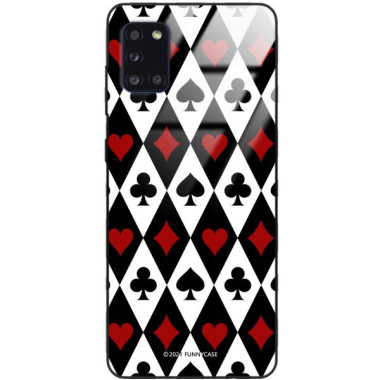 Etui Samsung GALAXY A31, ST_QUEEN-OF-CARDS-206 Wzory - FunnyCase