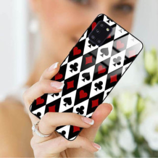 Etui Samsung GALAXY A31, ST_QUEEN-OF-CARDS-206 Wzory - FunnyCase