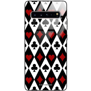 Etui Samsung GALAXY S10 5G, ST_QUEEN-OF-CARDS-206 Wzory - FunnyCase