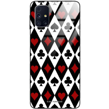 Etui Samsung GALAXY M31S, ST_QUEEN-OF-CARDS-206 Wzory - FunnyCase