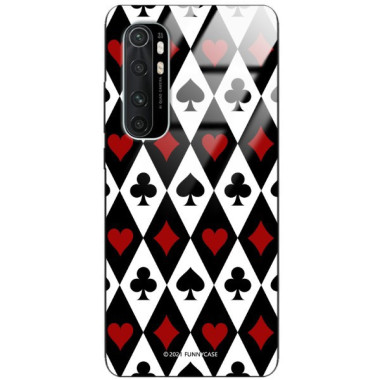 Etui Xiaomi MI NOTE 10 LITE, ST_QUEEN-OF-CARDS-206 Wzory - FunnyCase