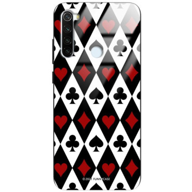 Etui Xiaomi REDMI NOTE 8T, ST_QUEEN-OF-CARDS-206 Wzory - FunnyCase