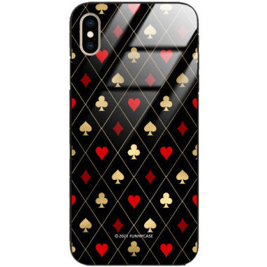 Etui Apple IPHONE XS MAX, ST_QUEEN-OF-CARDS-207 Wzory - FunnyCase