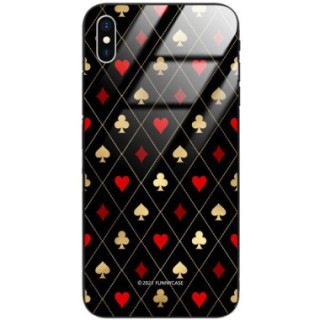 Etui Apple IPHONE X / XS, ST_QUEEN-OF-CARDS-207 Wzory - FunnyCase