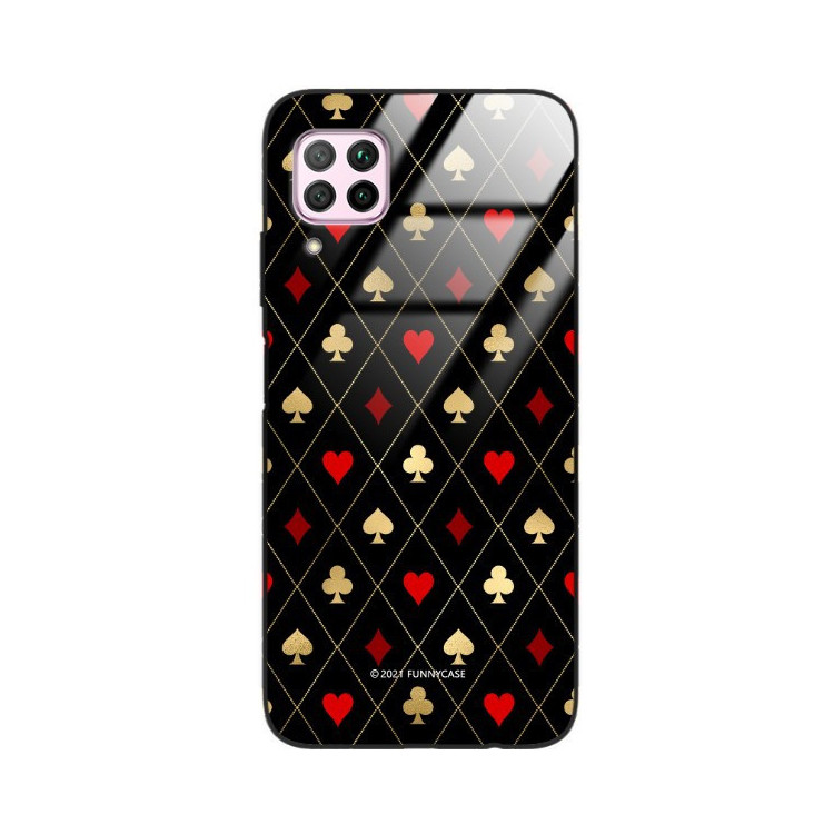 Etui Huawei P40 LITE, ST_QUEEN-OF-CARDS-207 Wzory - FunnyCase