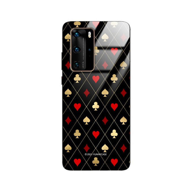 Etui Huawei P40 PRO, ST_QUEEN-OF-CARDS-207 Wzory - FunnyCase