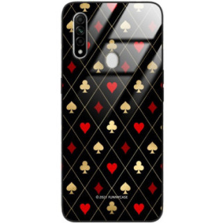 Etui Oppo A8 / A31 2020, ST_QUEEN-OF-CARDS-207 Wzory - FunnyCase