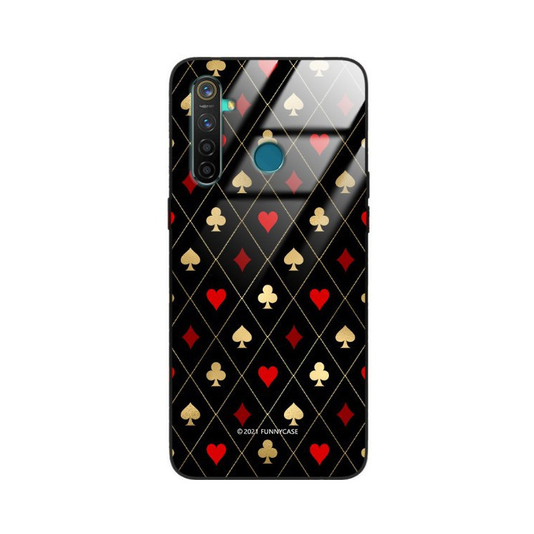 Etui Realme REALME 5, ST_QUEEN-OF-CARDS-207 Wzory - FunnyCase