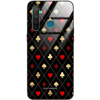 Etui Realme REALME 5, ST_QUEEN-OF-CARDS-207 Wzory - FunnyCase