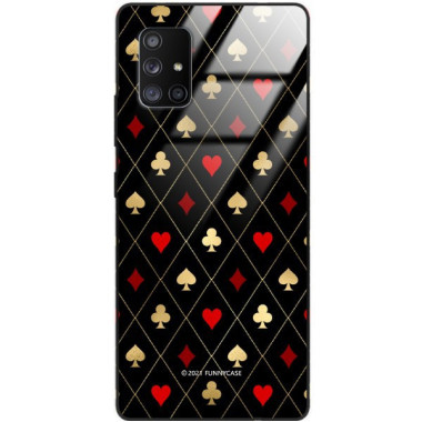 Etui Samsung GALAXY A71 5G, ST_QUEEN-OF-CARDS-207 Wzory - FunnyCase