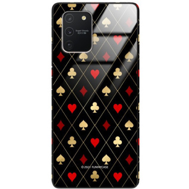 Etui Samsung GALAXY A91 / S10 LITE, ST_QUEEN-OF-CARDS-207 Wzory - FunnyCase