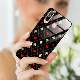 Etui Samsung GALAXY A60, ST_QUEEN-OF-CARDS-207 Wzory - FunnyCase