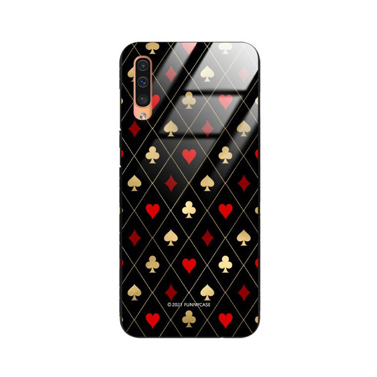 Etui Samsung GALAXY A50 / A30S / A50S, ST_QUEEN-OF-CARDS-207 Wzory - FunnyCase