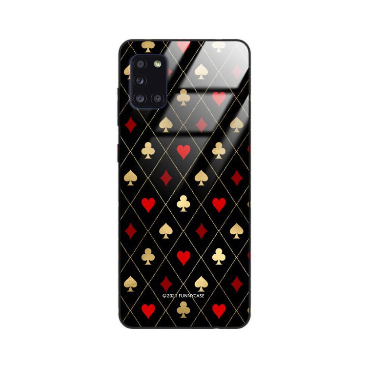 Etui Samsung GALAXY A31, ST_QUEEN-OF-CARDS-207 Wzory - FunnyCase