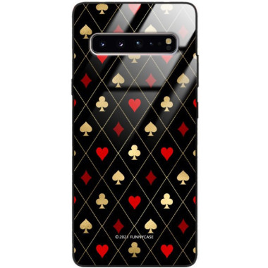 Etui Samsung GALAXY S10 5G, ST_QUEEN-OF-CARDS-207 Wzory - FunnyCase