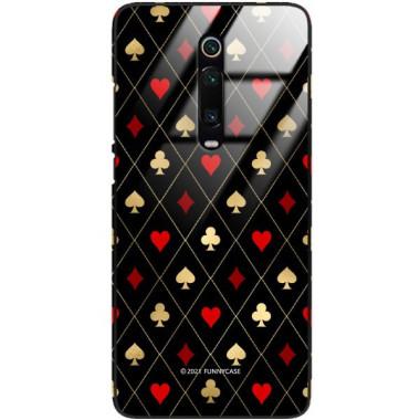 Etui Xiaomi REDMI K20 / MI 9T, ST_QUEEN-OF-CARDS-207 Wzory - FunnyCase