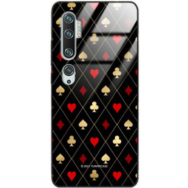 Etui Xiaomi MI NOTE 10, ST_QUEEN-OF-CARDS-207 Wzory - FunnyCase