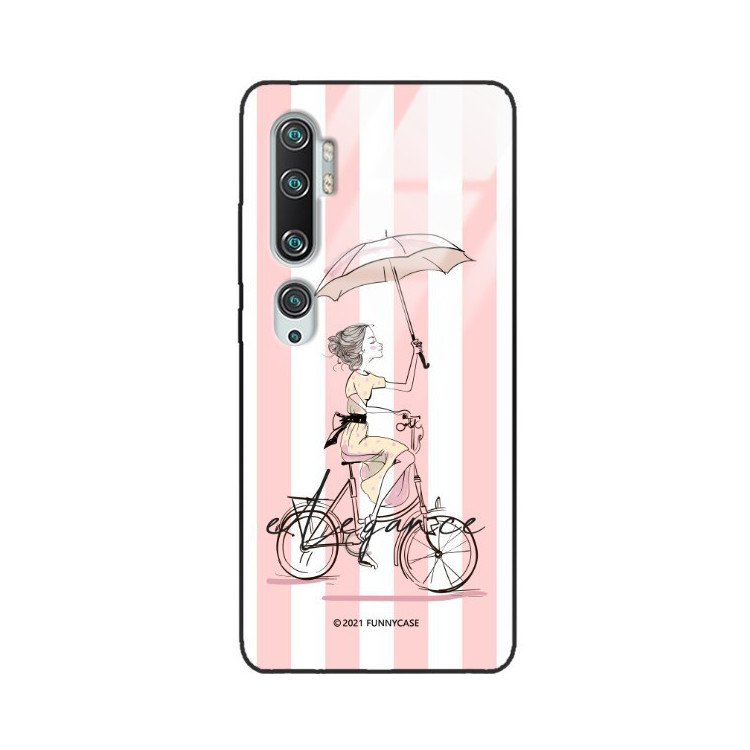 ETUI BLACK CASE GLASS NA TELEFON XIAOMI MI NOTE 10 ST_LVER-202