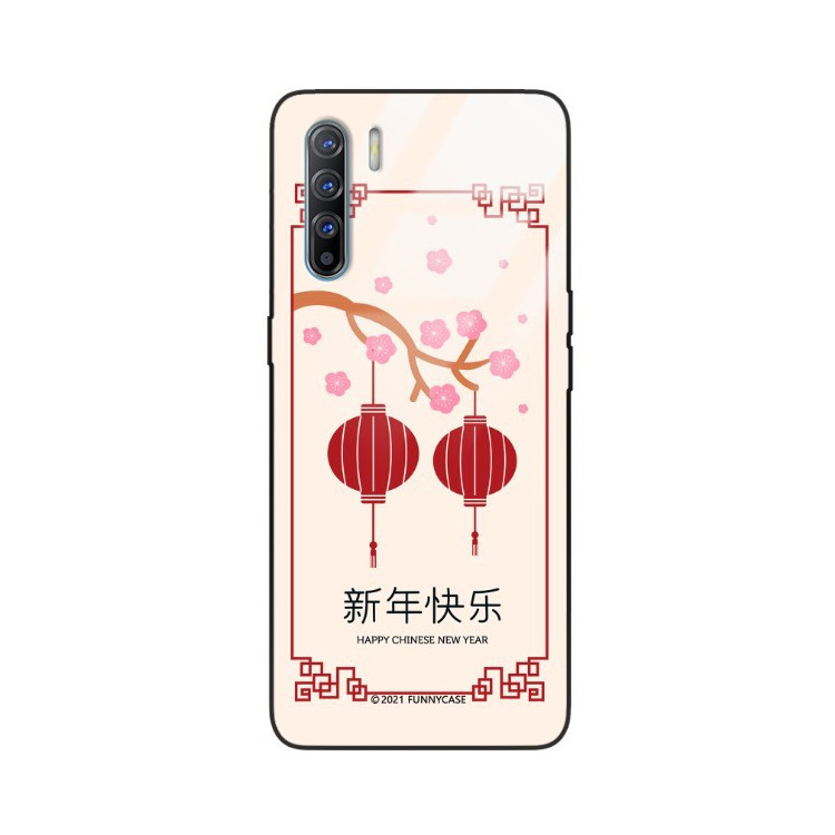 ETUI BLACK CASE GLASS NA TELEFON OPPO A91 / RENO 3 ST_CHINESE-ZODIAC-200