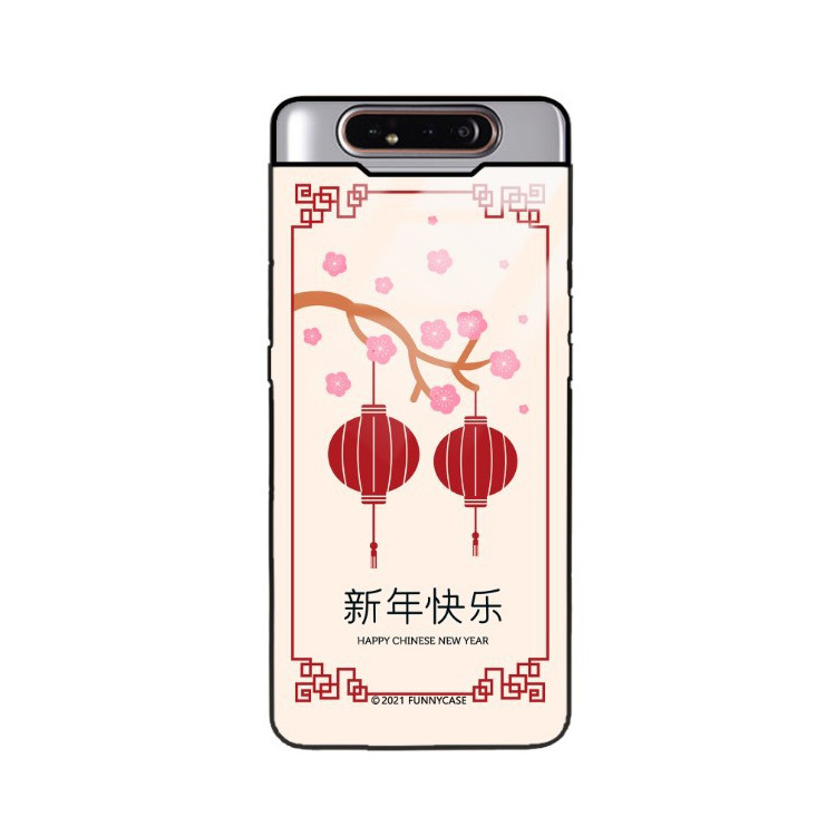 ETUI BLACK CASE GLASS NA TELEFON SAMSUNG GALAXY A80 ST_CHINESE-ZODIAC-200