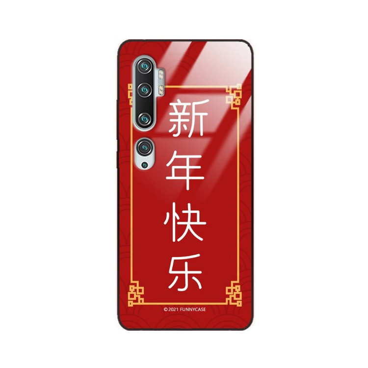 ETUI BLACK CASE GLASS NA TELEFON XIAOMI MI NOTE 10 ST_CHINESE-ZODIAC-204