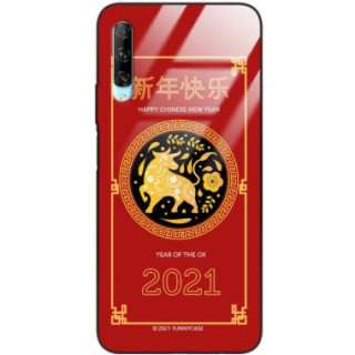 ETUI BLACK CASE GLASS NA TELEFON HUAWEI Y9S ST_CHINESE-ZODIAC-205