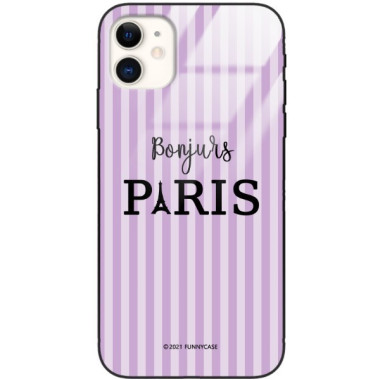 Etui Apple IPHONE 11, ST_BONJOUR_PARIS-201 Wzory - FunnyCase