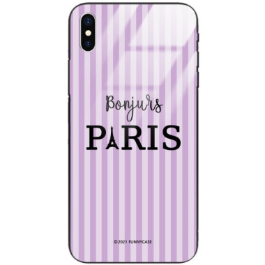 Etui Apple IPHONE X / XS, ST_BONJOUR_PARIS-201 Wzory - FunnyCase