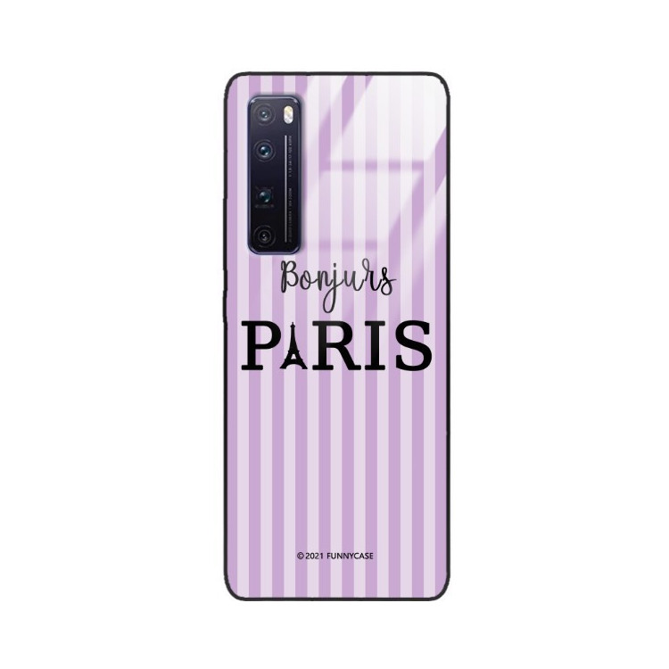 Etui Huawei NOVA 7 PRO, ST_BONJOUR_PARIS-201 Wzory - FunnyCase