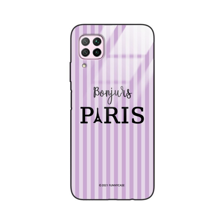 Etui Huawei P40 LITE, ST_BONJOUR_PARIS-201 Wzory - FunnyCase