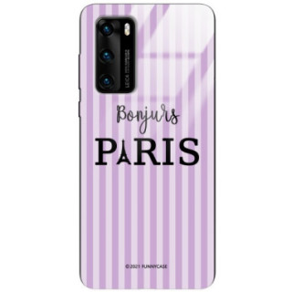 Etui Huawei P40, ST_BONJOUR_PARIS-201 Wzory - FunnyCase