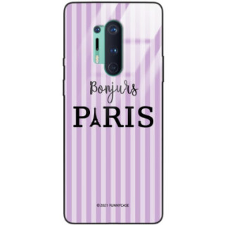 Etui Oneplus 8 PRO, ST_BONJOUR_PARIS-201 Wzory - FunnyCase