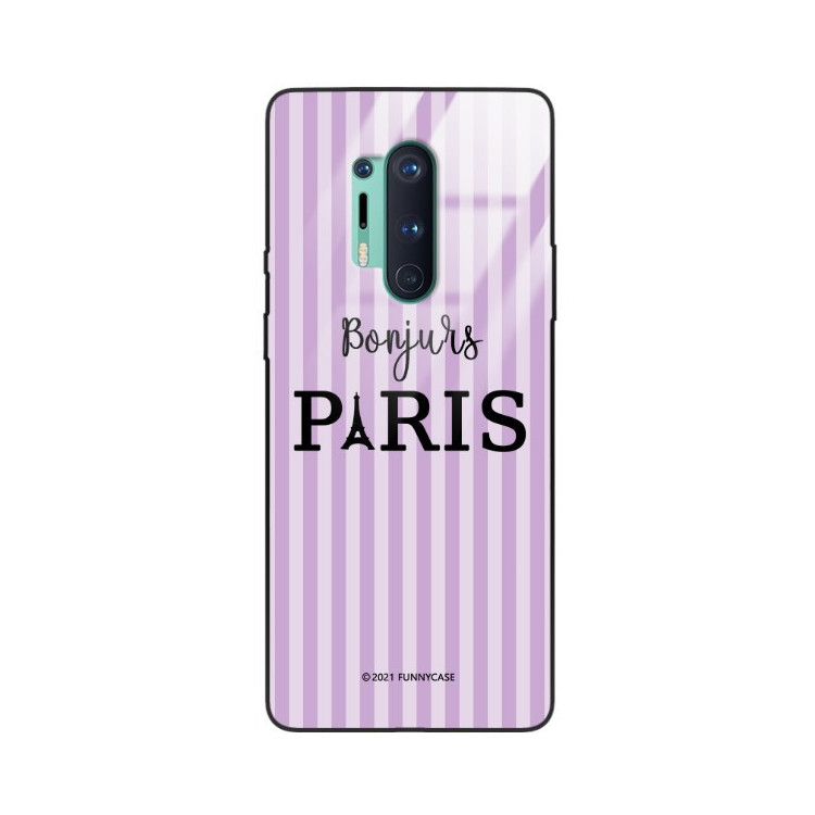 Etui Oneplus 8 PRO, ST_BONJOUR_PARIS-201 Wzory - FunnyCase