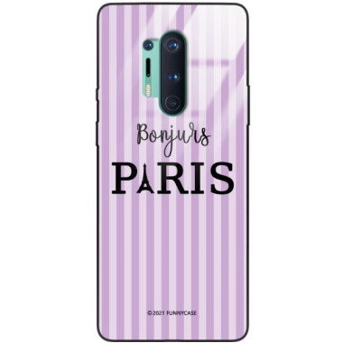 Etui Oneplus 8 PRO, ST_BONJOUR_PARIS-201 Wzory - FunnyCase