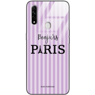 Etui Oppo A8 / A31 2020, ST_BONJOUR_PARIS-201 Wzory - FunnyCase