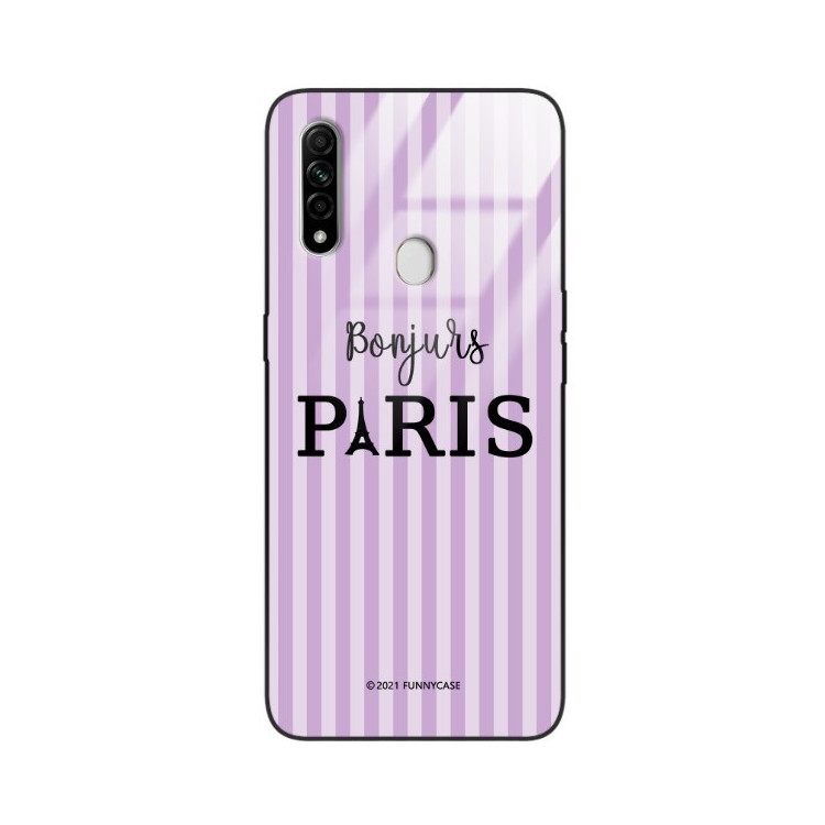 Etui Oppo A8 / A31 2020, ST_BONJOUR_PARIS-201 Wzory - FunnyCase