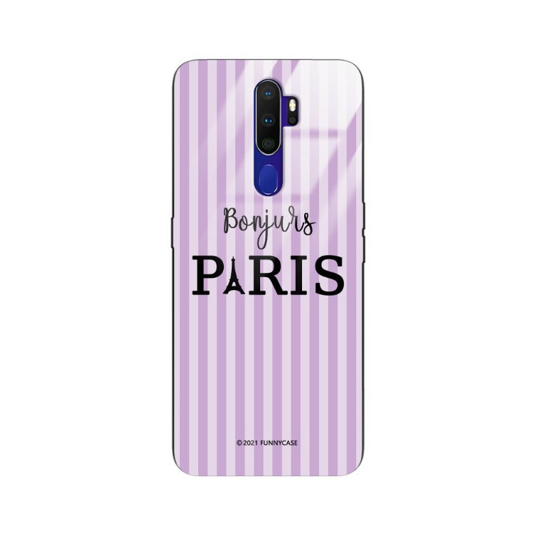 Etui Oppo A9 2020, ST_BONJOUR_PARIS-201 Wzory - FunnyCase