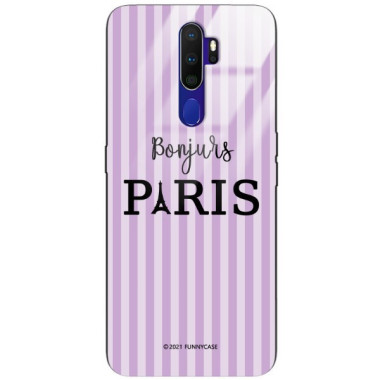 Etui Oppo A9 2020, ST_BONJOUR_PARIS-201 Wzory - FunnyCase