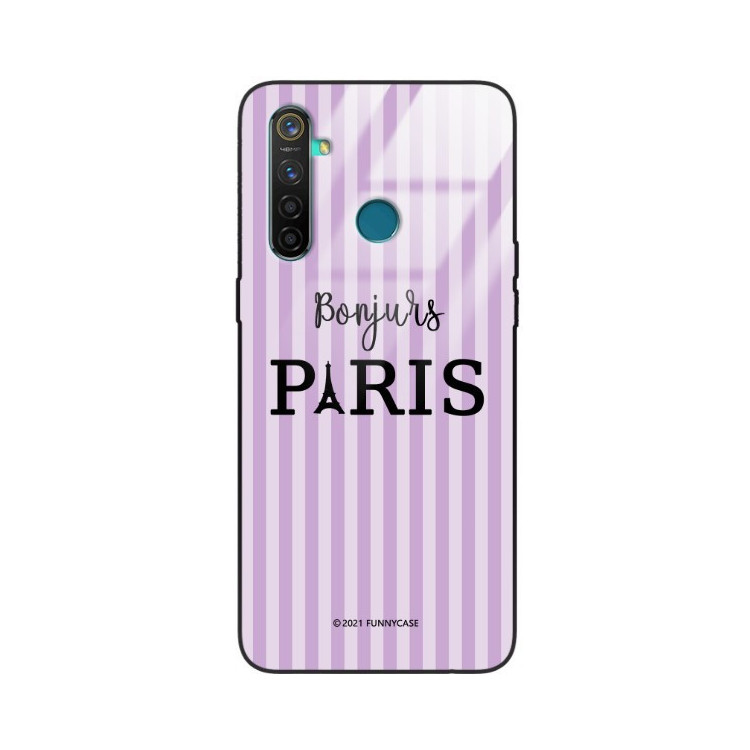 Etui Realme REALME 5, ST_BONJOUR_PARIS-201 Wzory - FunnyCase