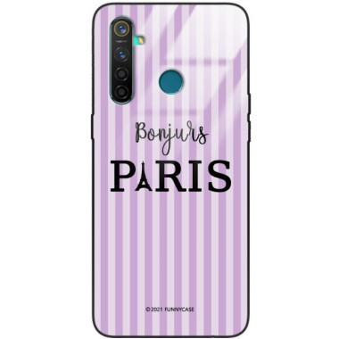 Etui Realme REALME 5, ST_BONJOUR_PARIS-201 Wzory - FunnyCase