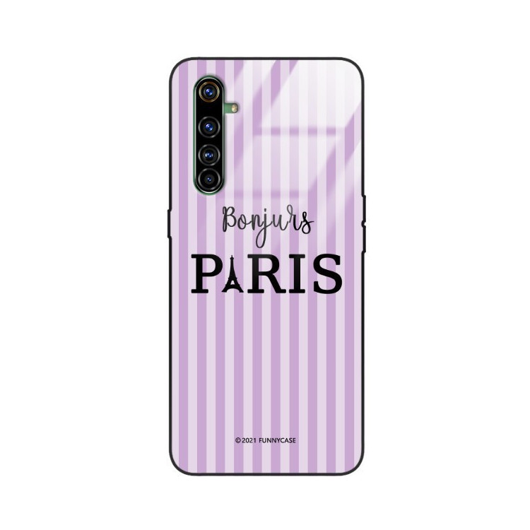 Etui Realme X50 PRO, ST_BONJOUR_PARIS-201 Wzory - FunnyCase