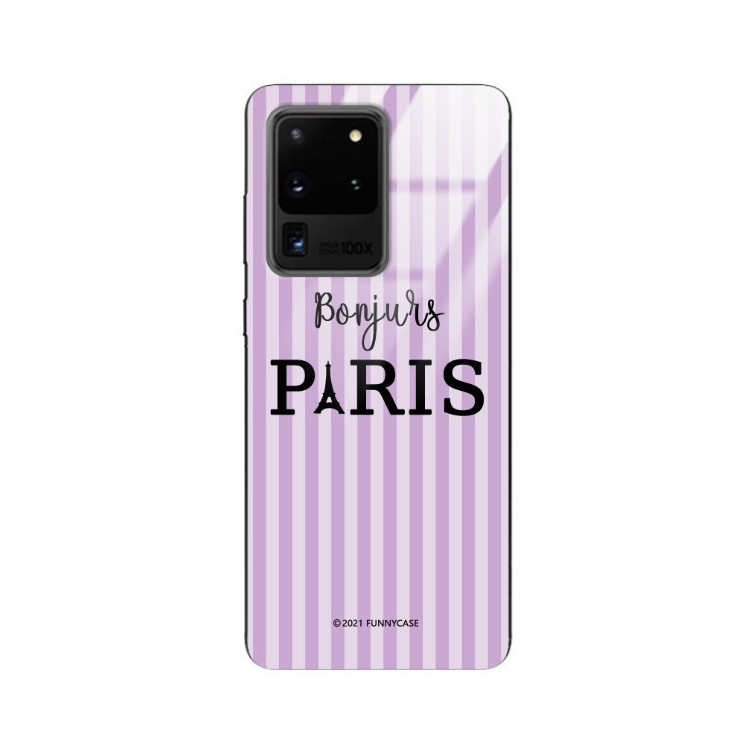 Etui Samsung GALAXY S20 ULTRA, ST_BONJOUR_PARIS-201 Wzory - FunnyCase