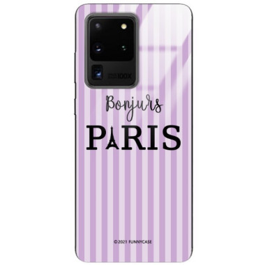 Etui Samsung GALAXY S20 ULTRA, ST_BONJOUR_PARIS-201 Wzory - FunnyCase