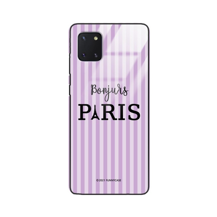 Etui Samsung GALAXY A81 / NOTE 10 LITE, ST_BONJOUR_PARIS-201 Wzory - FunnyCase